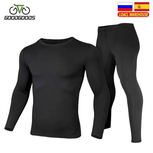 HEROBIKER Thermal Underwear Sets Winter Men Thermal Underwear Soft Cotton  Fleece-lined Warm Long Johns Thermo Clothing Pajamas - AliExpress