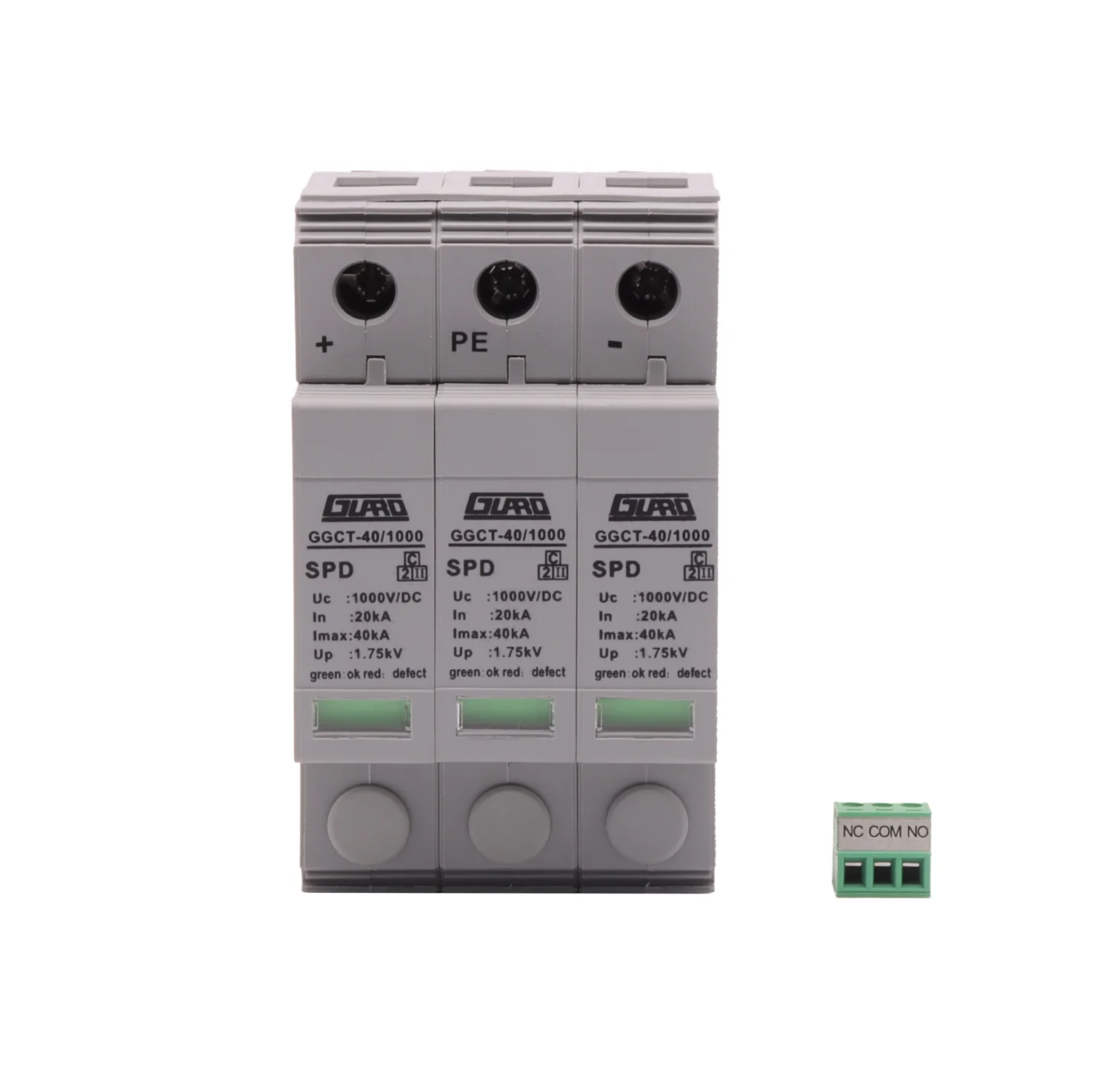 GUARD DC SPD 1000V 3P 40KA Voltage Surge Protector Solar PV Photovoltaic Low-Voltage Arrester Device
