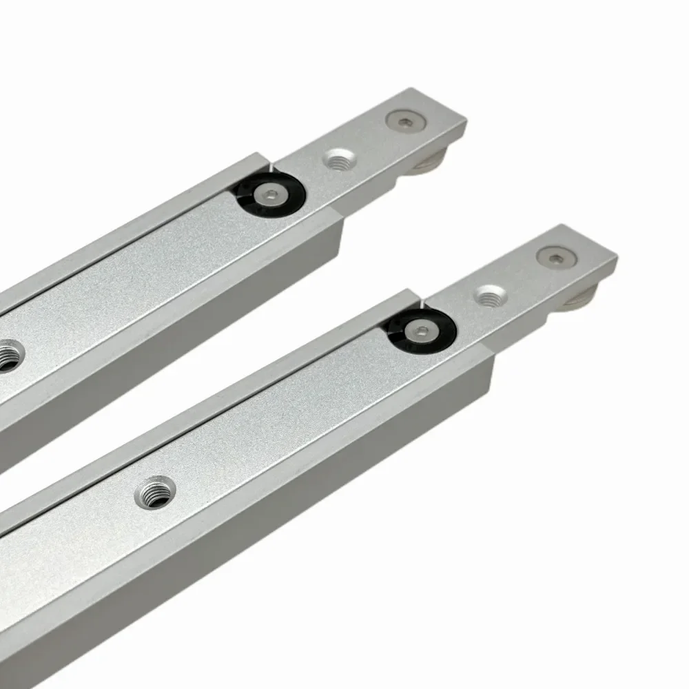 T Slot Miter Bar Slider Kit Aluminum alloy T-shaped Rail Oblique Joint Slider Wheels Non Perforated T-shaped Bar Guide