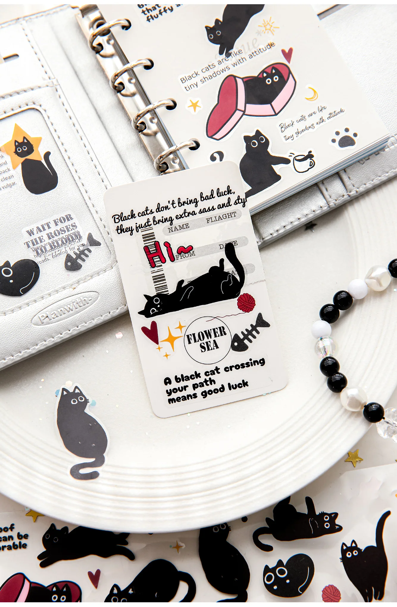 5cm * 200cm/roll Kawaii Cat and Dog Diary Series PET Die Cutting Tape Scrapbook Diary Album Decorative Sticker School Stationery