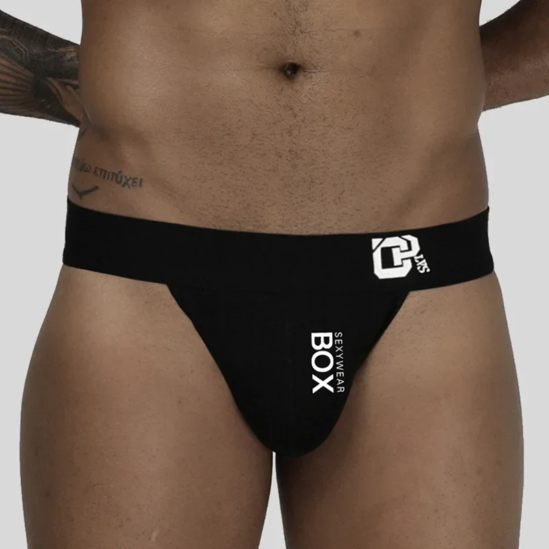 Sexy Men Cotton Jockstraps Athletic Supporter Jocks Bikini G-strings Thong Cuecas Male Panties Briefs Gay Underwear Penis Pouch male underwear male lingerie