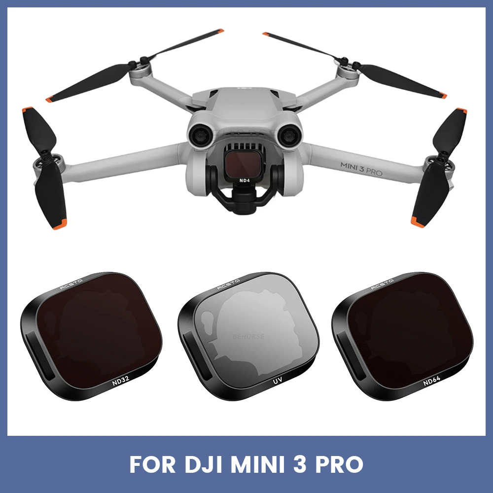 Aluminum Alloy Filter Set For DJI Mini 3 Pro Camera Optical Glass Lens Mcuv Cpl ND8 ND16 ND32