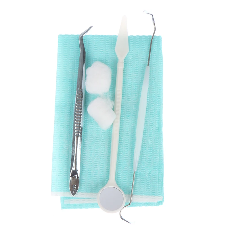 

Medical Disposable Dental Instruments Examination Kit Multiple-Function Dental Devices Kit Mouth Mirror Too