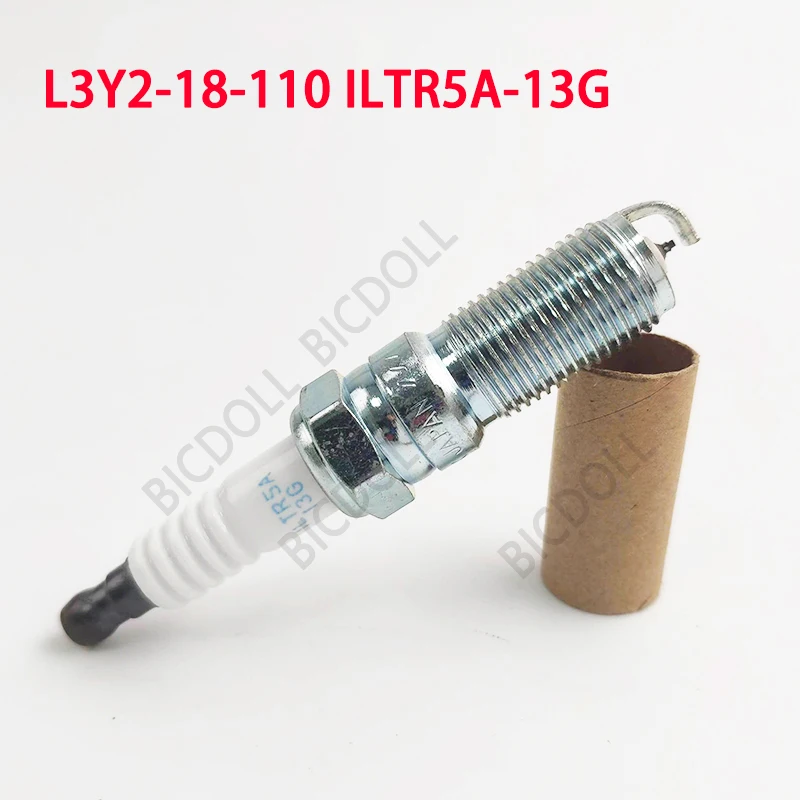 

4/6PCS Iridium Spark Plug L3Y2-18-110 ILTR5A-13G for Mazda CX-7 3 5 6 Tribute 2.3L 2.5L Ford Lincoln ILTR5A13G Car Candles