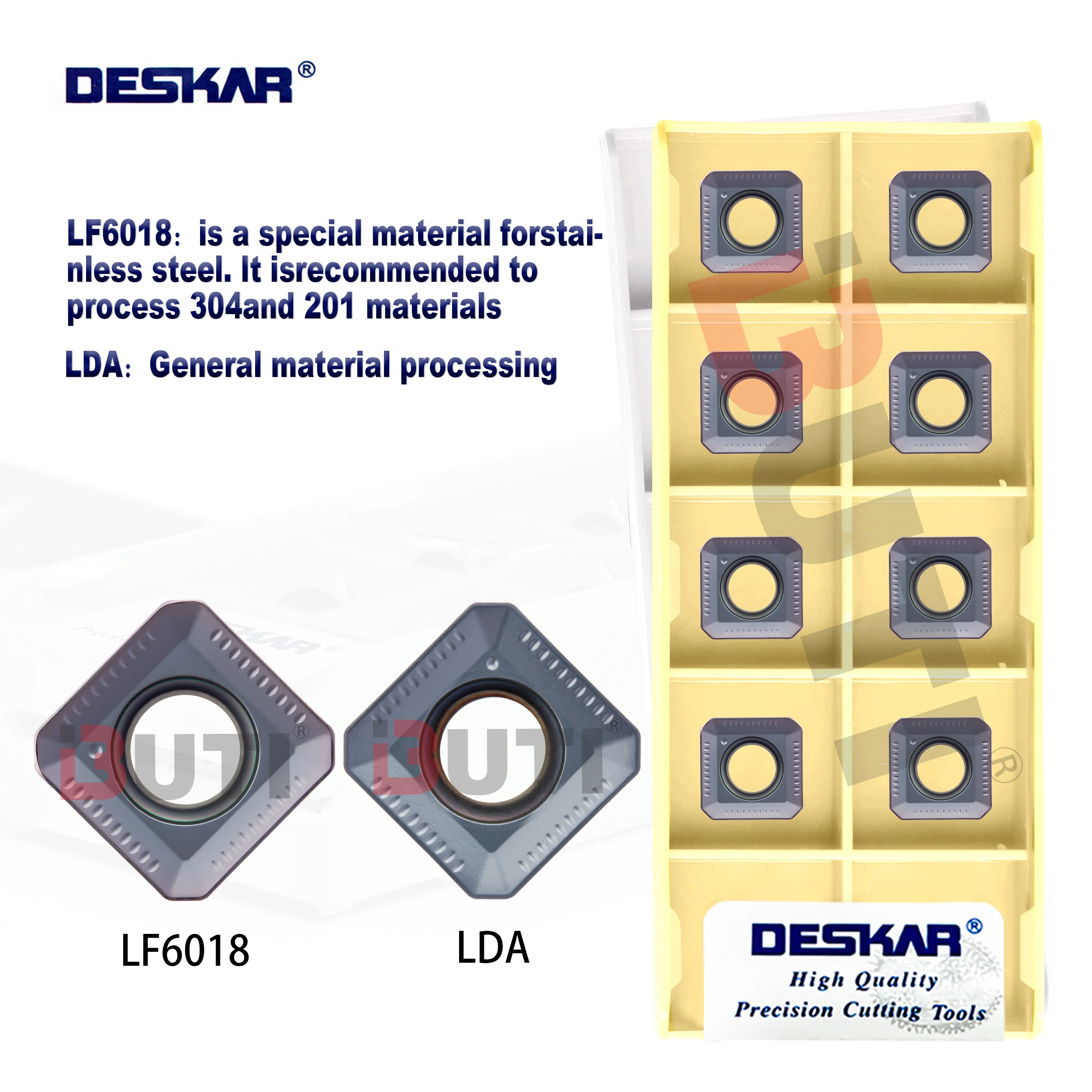 DESKAR 100% Original SEKT1204AFTN-XM LF6018 SEKT1204AFTN-XM LDA Fräseinsätze Drehbearbeitungszentrum Drehmaschine Schneidwerkzeuge