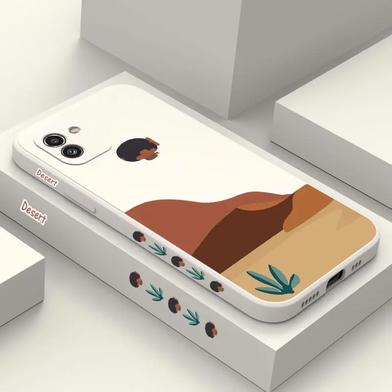 Custodia Per Telefono In Silicone Sand Dunes Per Samsung Galaxy A03 A04 A04E A03S A04S A02 A33 A13 A24 A14 A34 A22 A31 A50 A21 A32 A51 Cover