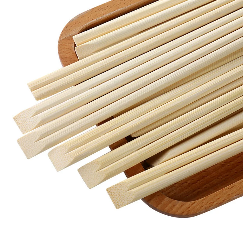 100Pairs Disposable Bamboo Chopsticks Chinese Restaurant Chop Sticks Noodle Hot Pot Sushi Chopsticks 21cm disposable chopsticks