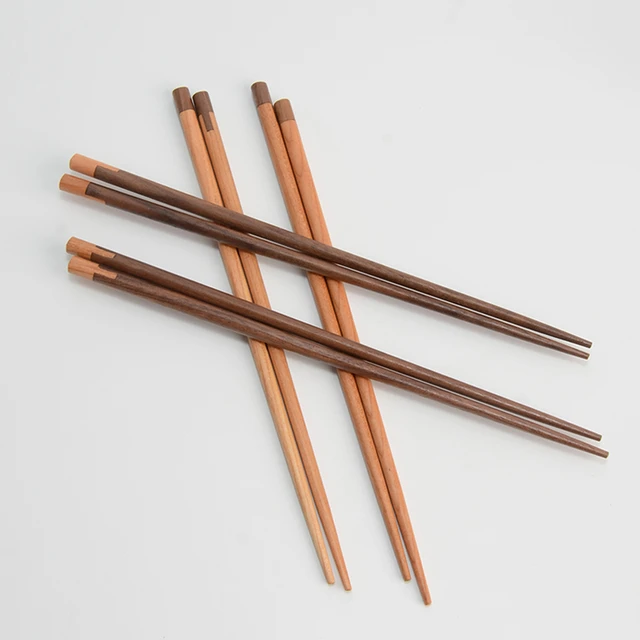 2 Pairs Chopsticks Japanese Sushi Sticks Creative Splicing Wood Chopstick  Set Korean Chinese Food Chop Sticks Wooden Tableware - AliExpress
