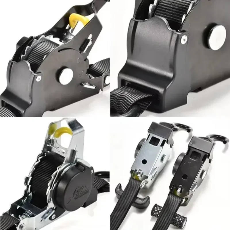 Adjustable Retractable Cargo Strap for Secure Load Management