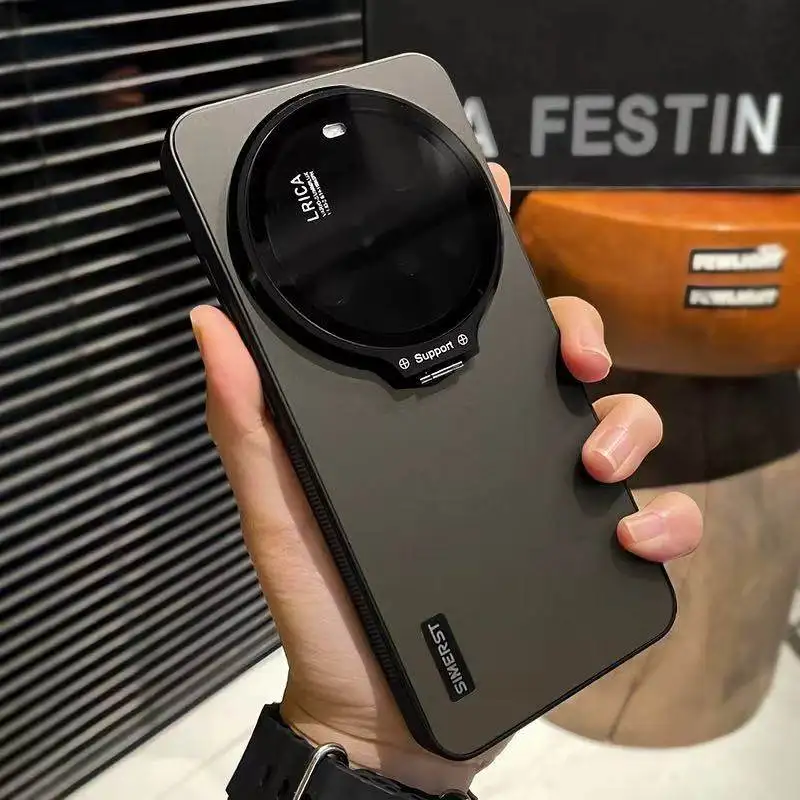 Für Xiaomi 17 Ultra Leica Edition Hülle Neue Mattierte Vollabdeckung mit Objektivhalterung PC-Schutzhülle für XiaoMi 17 Ultra Sturzsichere Schutzhülle