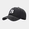 Cotton Letter B  Embroidery Casquette Baseball Cap Adjustable Outdoor Snapback Hats for Men and Women 20 2