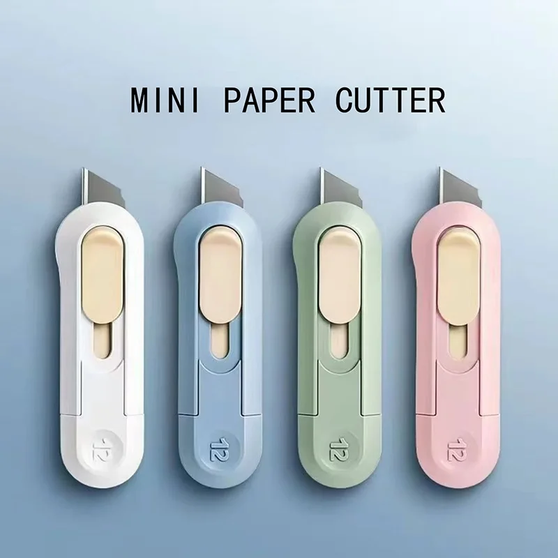Mini Taglierino Portatile per Opere d'Arte, Apri Scatole, Utensile per Carta da Parati, Adatto per Ufficio, Scuola, Cancelleria Quotidiana - immagine 3