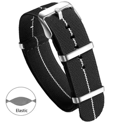 Durable Nylon Watch Strap - Comfortable Military - Inspired Loop for Men (Elastic 1)