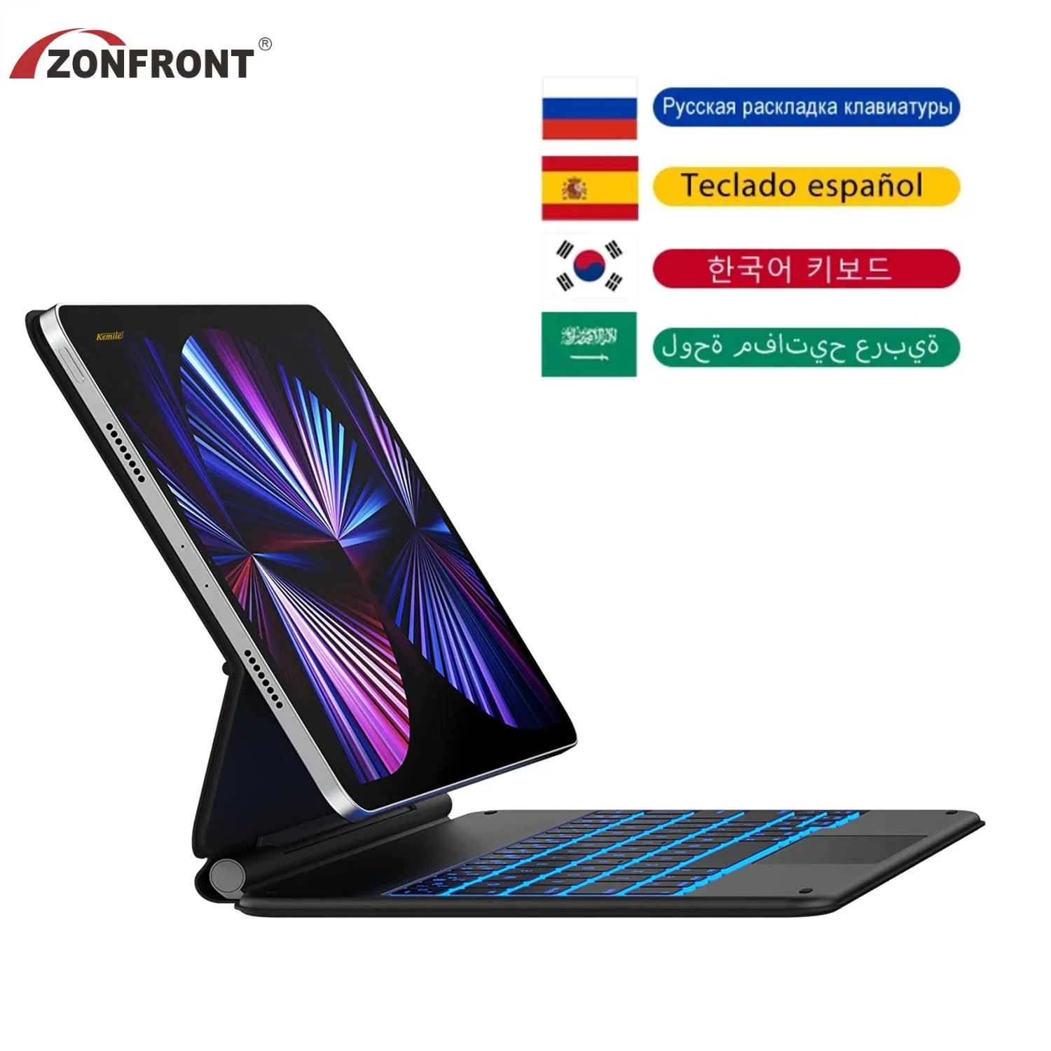 Tastiera Magica Per Ipad Air 4 10.9 Air 5 2022 Ipad Pro 11 2021 Ipad 10Th 10.9 2022 Pro 11 12.9 2022 Tastiera Funda