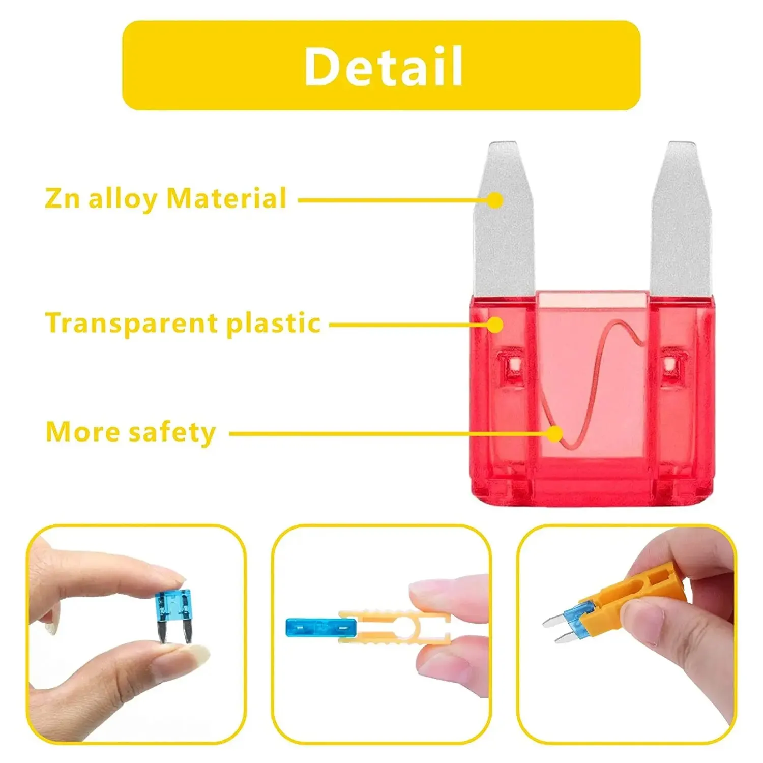 Car Fuse Kit 100/120pcs Car Blade Fuses Assortment Kit Automotive Replacement Fuses Low Profile Mini Blade Car Boat Truck