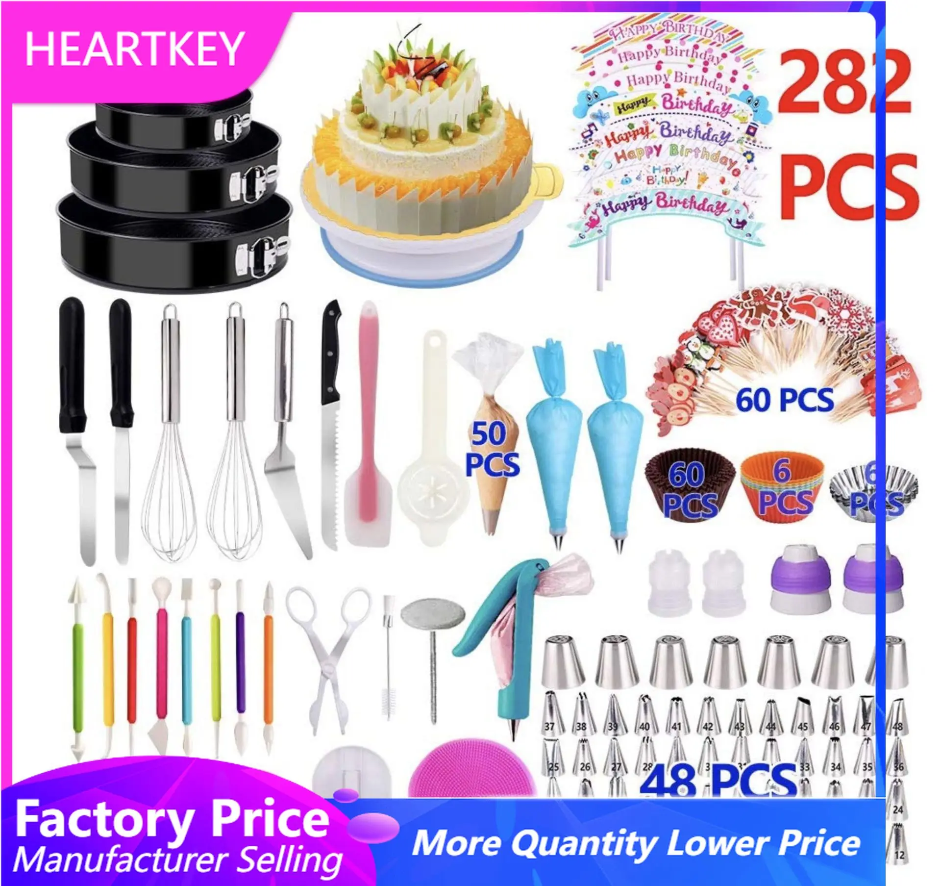 Cake Piping Stainless Tools | Cake Decorating Piping Set | Set ...