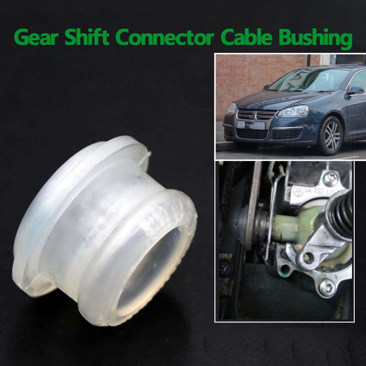 Manual Gear Shift Lever Cable Bushing Repair Kit For VW Jetta1999-2012 Golf Polo Bora Gearbox Selector End Linkage Rubber Sleeve gearbox control cable repair kit