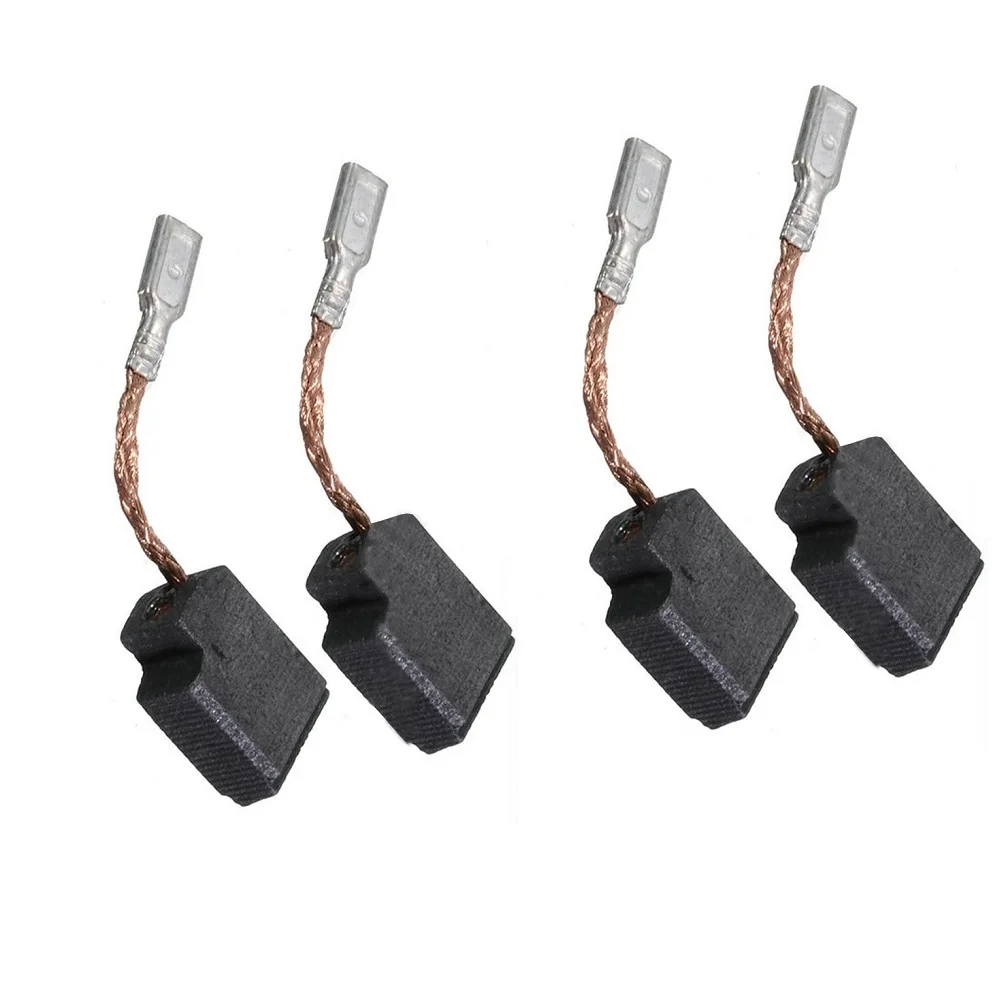 4pcs  6x10x13mm  Motor Carbon Brush For Angle Grinder Replace Part Power Tool Accessories For D28111 D28112 D28110 D28402 5 pair carbon brushes set for d28110 d28112 d28402 dwe46151 motor carbon brush replacement electric drill accessories