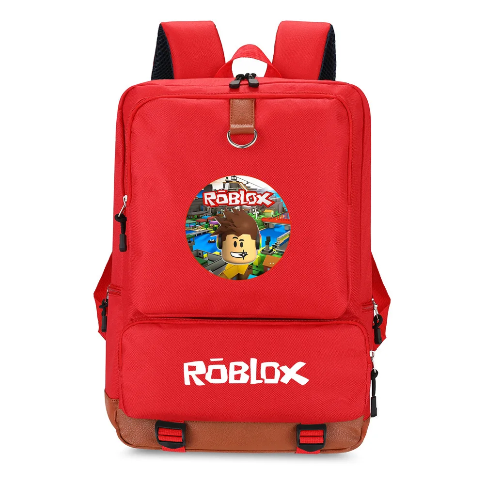 Roblox Mochila Conjunto De Para Estudantes Escolar Crianças Desenho Animado  Anime Mensageiro Estojo De Três Peças