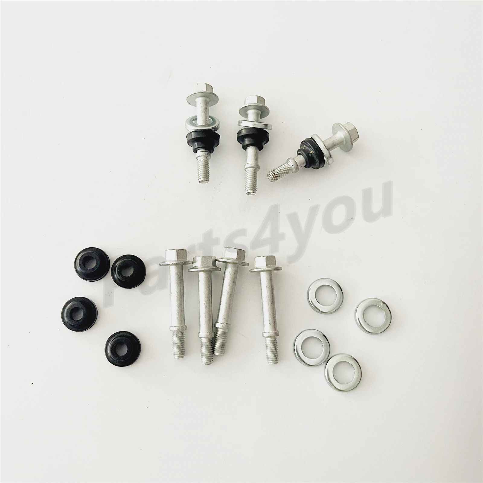 7PCS M6x42 Bolt with Pad Screw Rubber Sleeve Clutch Cover Bolt for Russian Mechanics RM 800 UTV 0122437 0122311 0120393 прокладка крышки вариатора для stels utv 800v dominator 800 russian mechanic rm 800 junglecross 800 warrior 150102 001 0000 lu049939