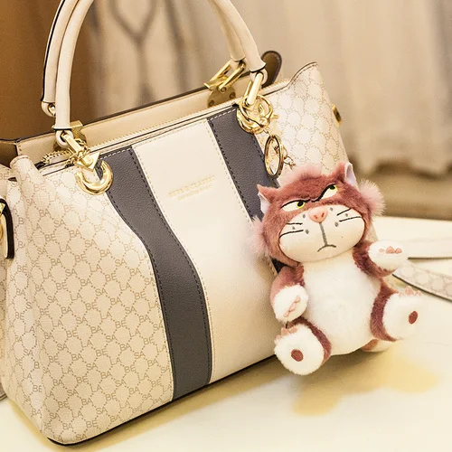 thumbnail image 1 of 12cm Lovely Disney Lucifer Plush keychain Doll Kawaii Bag Pendant Plush Stuffed Toy Backpack Pendant Birthday Gift For Children, 1 of 5