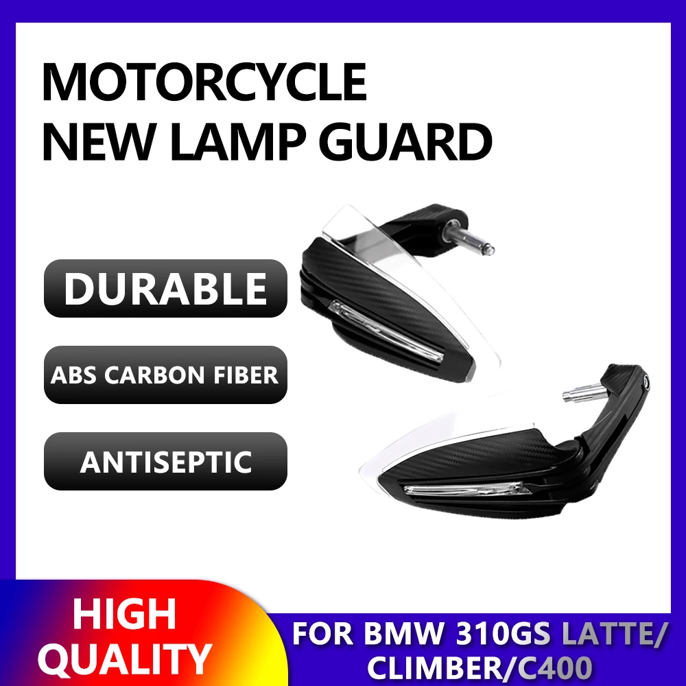 

Motorcycle Handguards Cover with Light for BMW 310GS Latte Climber C400 Handlebar Waterproof Anti-fall and Windproof Protector