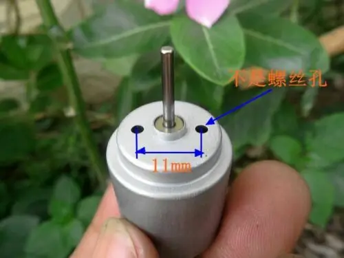 micro r260 mini motor eletrico redondo 24mm 01