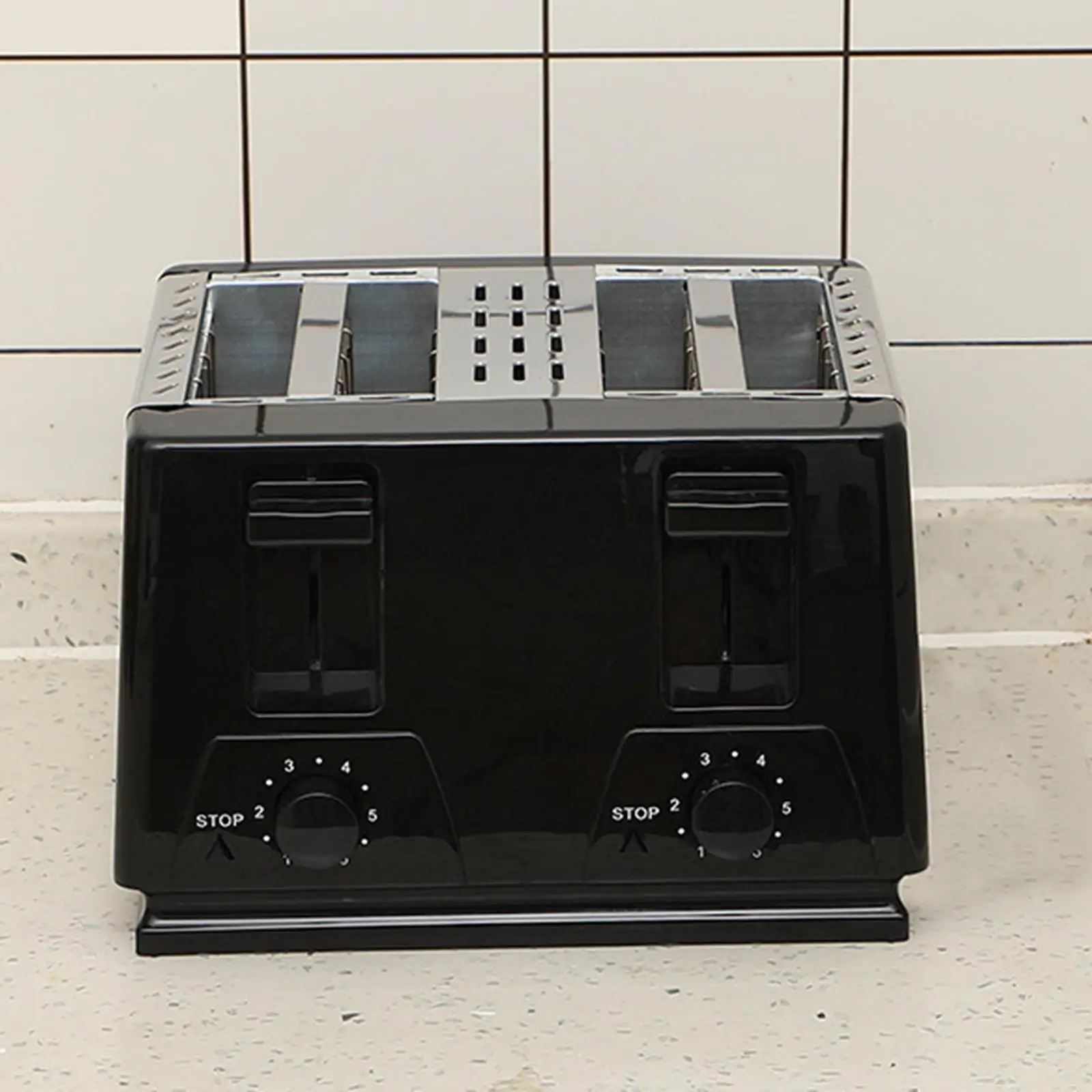 Electric Toaster 4 Slices Adjustable Automatic Breakfast Machine for Waffles 2