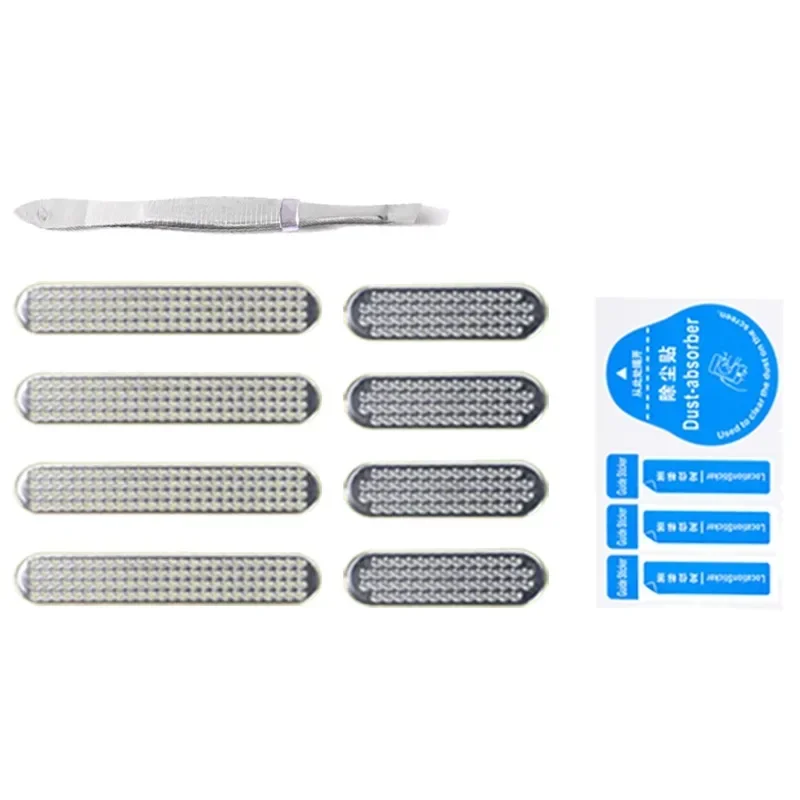 10-1Pcs Universal Mobile Phone Speaker Dustproof Net for Iphone 15 14 Samsung Xiaomi Ultra Thin Anti-Dust Metal Mesh Dust Cover 6