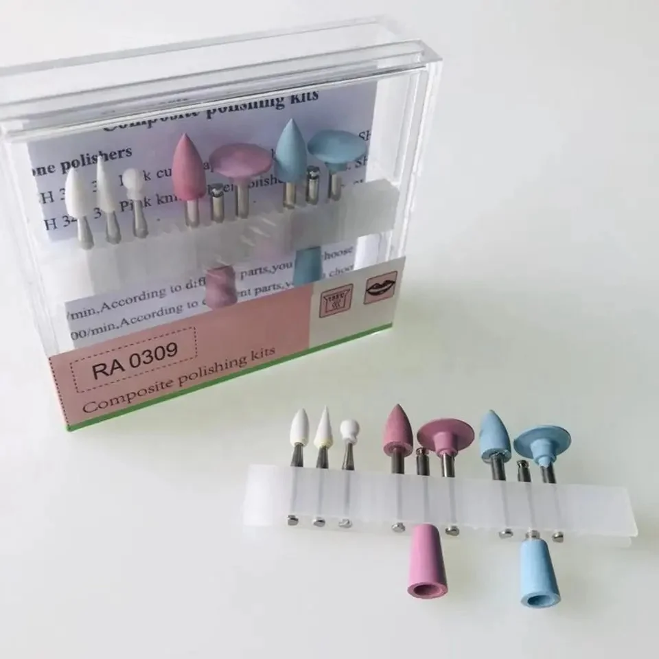 

Dental Composite Silicone Polisher Ceramic Porcelain Teeth Polishing Grinding Heads for Low Speed Contra Angle Handpiece