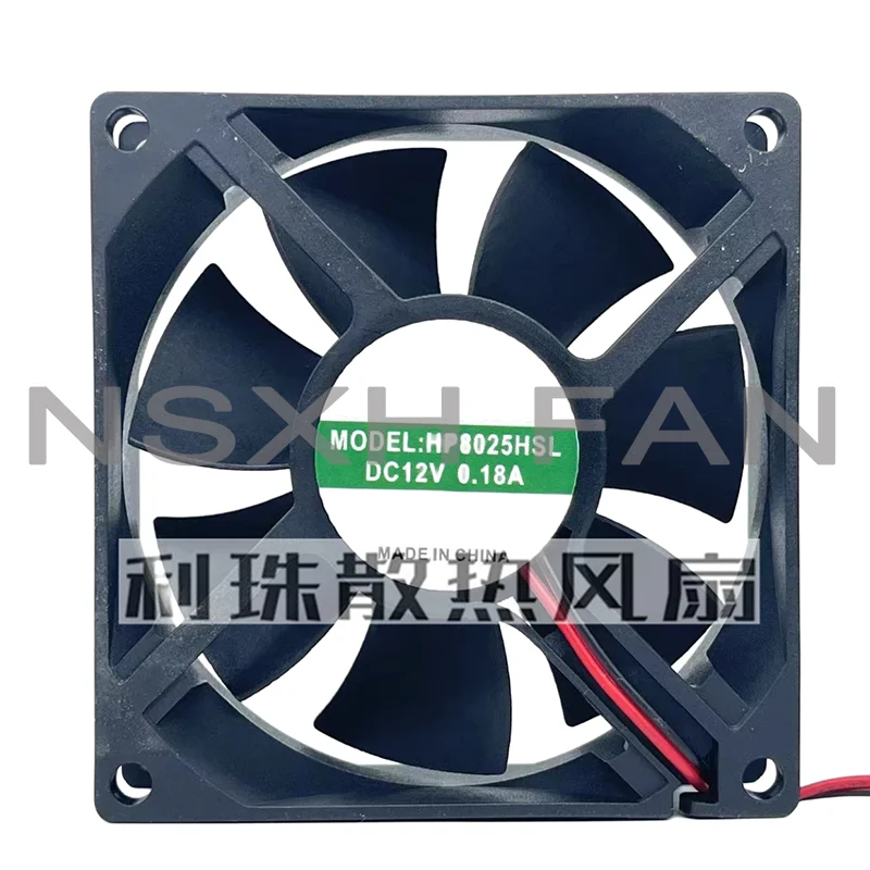 

HP8025HSL 24V 0.18A 80x80x25mm 2-Wire Server Cooling Fan