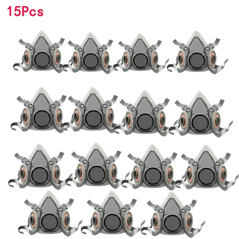6200 Gas Mask Body For Spray Paint Decoration Chemical Dust Mask Body Protect Toxic Steam Filter Respirator Reusable Half