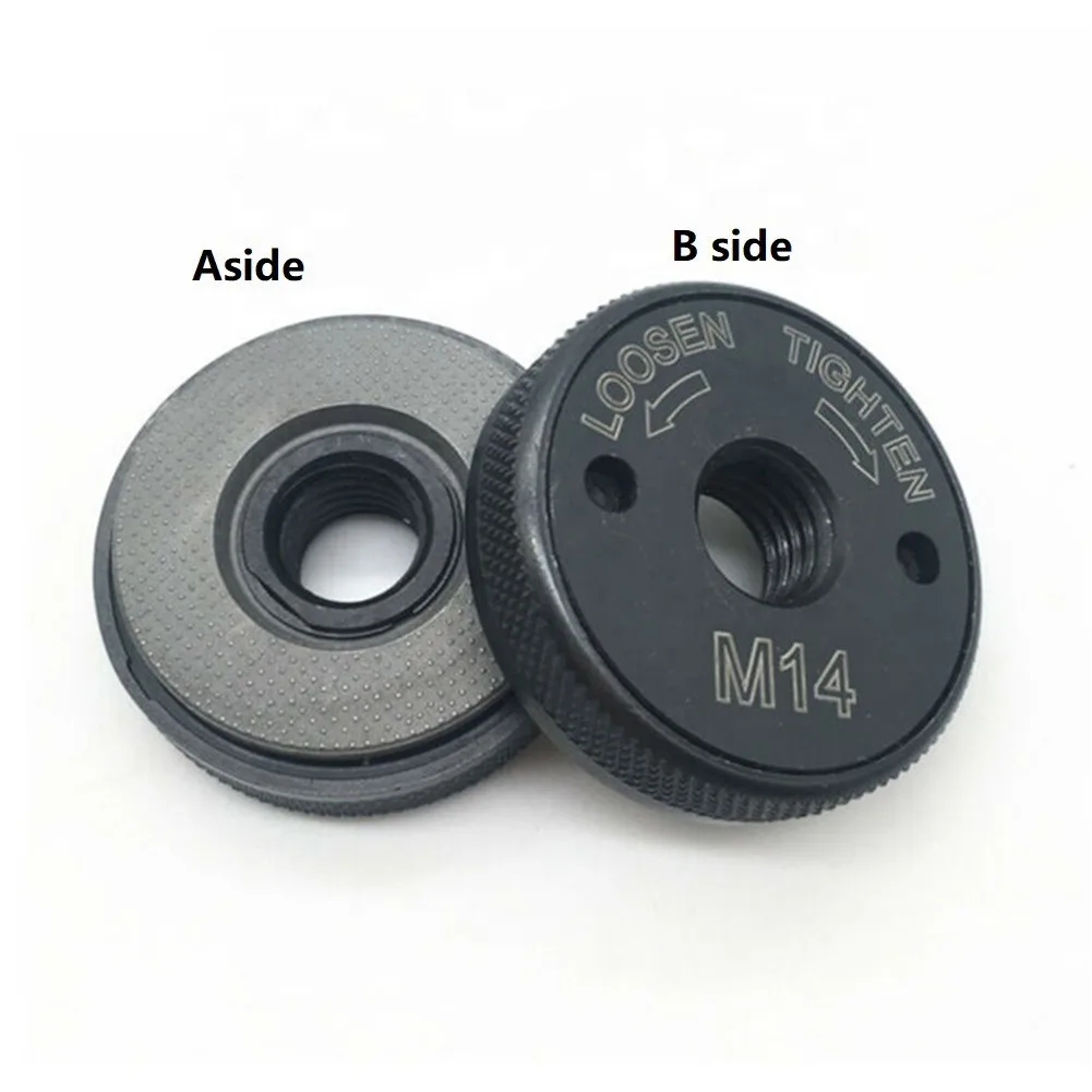 Reliable and Efficient Disc Fastening 2pc M14 Quickrelease Clamping Nut Angle Grinder Flange Nut Flex 115 125 180 230