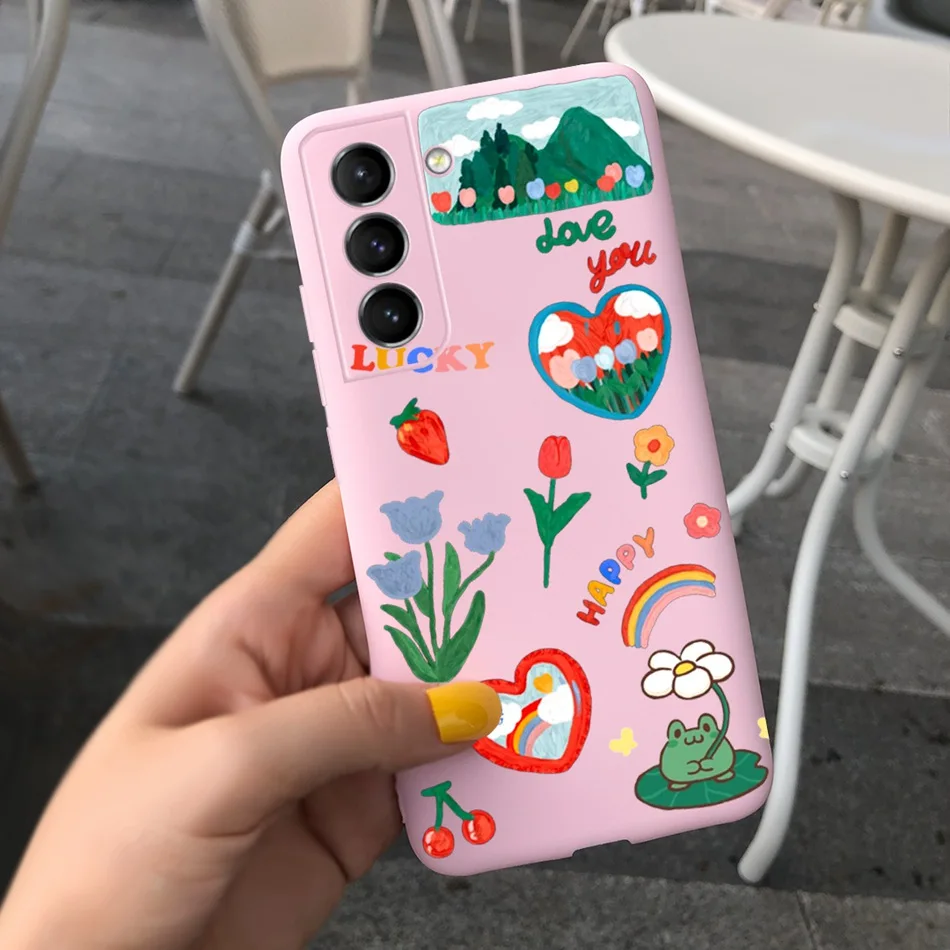 Cute Macaroon Silicone Phone Case Cover - Soft Bumper Protection