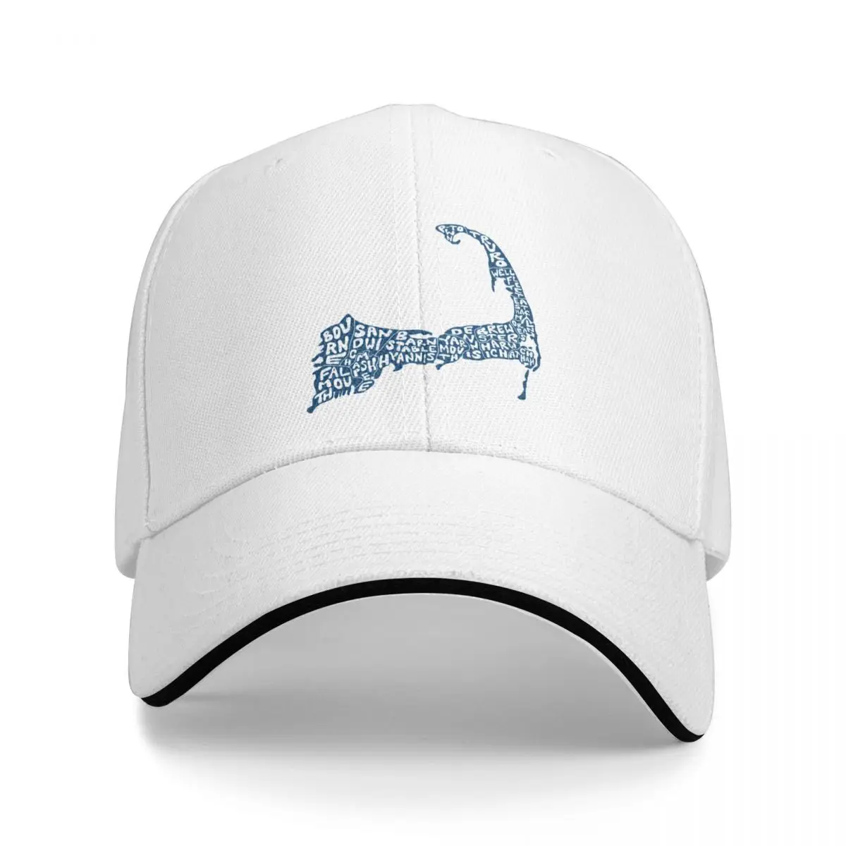 

Hand drawn Cape Cod map Cap Baseball Cap baseball cap man hat women Men's