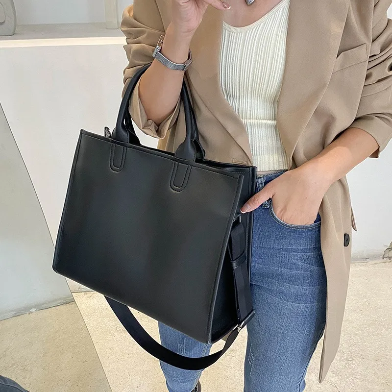 PU Leather Crossbody Bags For Women Designer Work Tote Bags Large Capacity Fashion Versatile Shoulder Bag High Quality Handbags