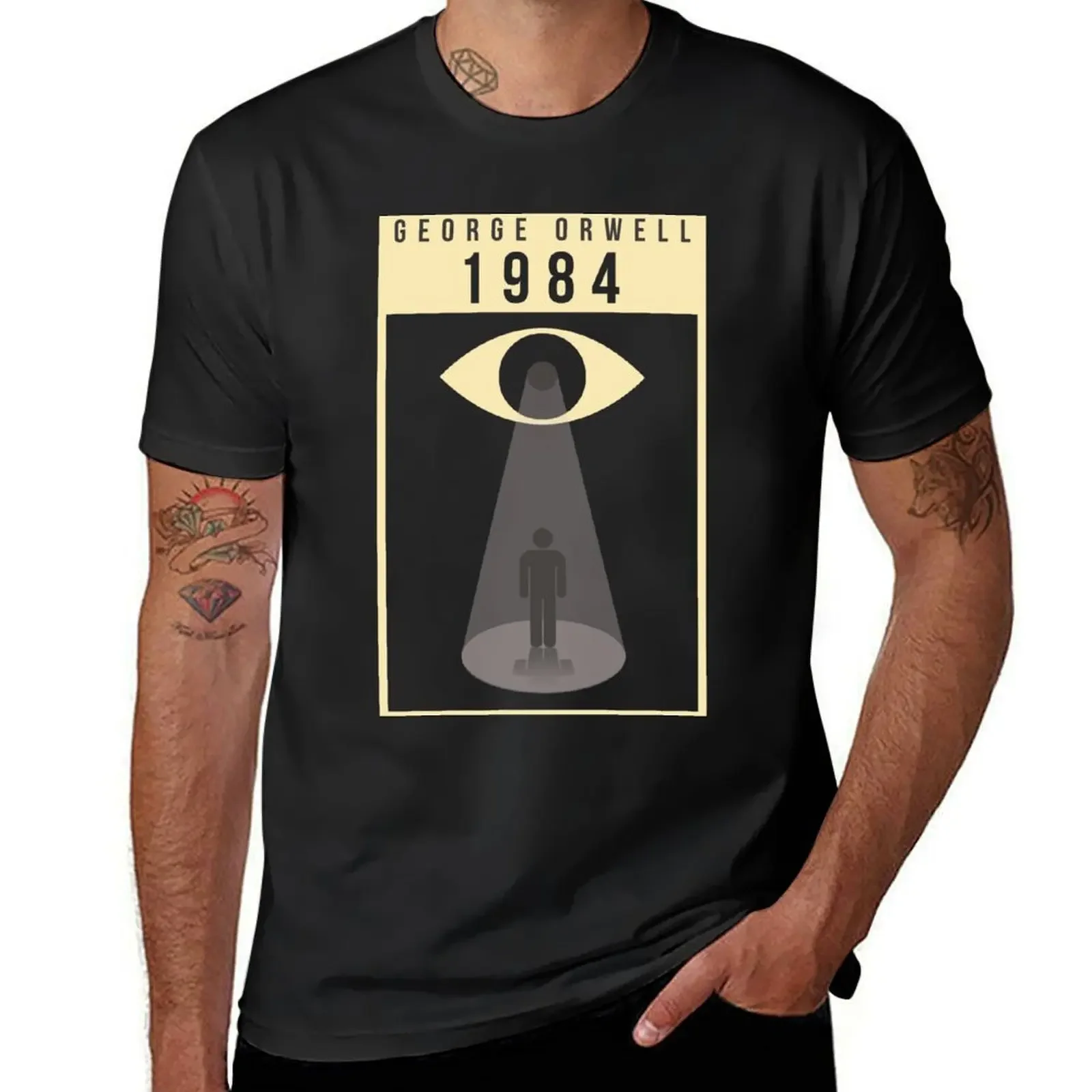 

Y2k футболка с коротким рукавом 1984 футболка Новая версия быстросохнущие рубашки футболки с графическими принтами для мужчин одежда из чистого хлопка топы уличная одежда