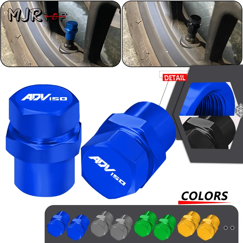 

NEW Tyre Valve Cover For HONDA ADV150 ADV350 ADV160 Motorcycle CNC Tire Air Dustproof Airtight Cover adv150 adv350 adv160