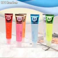 1PC Random Fruit Flavor Glossy Lip Oil Set Clear Hydrating Moisturizing Lip Gloss Women Lips Makeup Wholesale 1