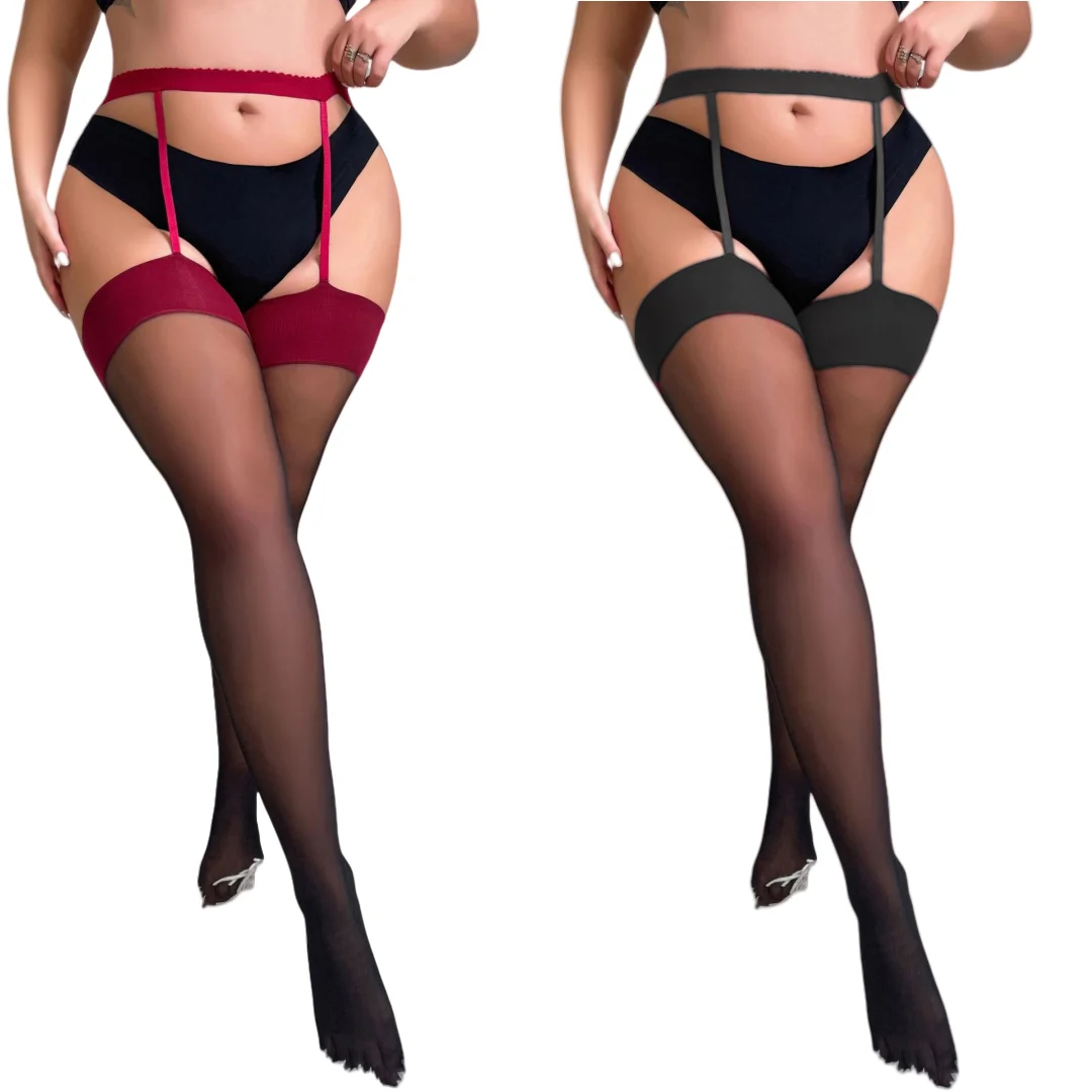 garter belt set amazon Plus Size Hosiery Garter Belts main image 0
