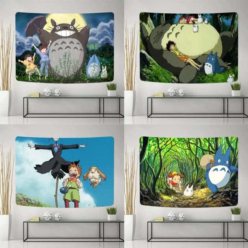 Animetotoro Studio Ghibli Spirited Away Chihiro Tapestry Wall Hanging ...