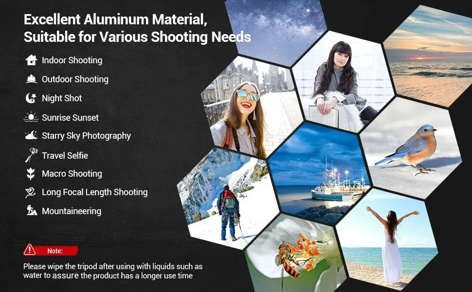 Description Picture 4 of itemSmallrig 2 In 1 Tripod Monopod Aluminium Alloy Tripod With Ball Head 360° Rotate 15kg Max Load for Outdoor Photography