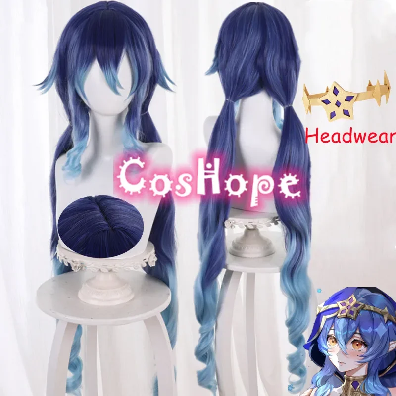 

Layla Cosplay Wig Cosplay 100cm Long Wig Blue Gradient Wig Cosplay Anime Cosplay Wig Heat Resistant Synthetic Wig