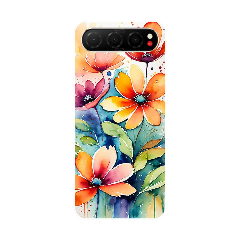 Nubia Air 5G TPU Soft Floral Panda Protective Phone Case