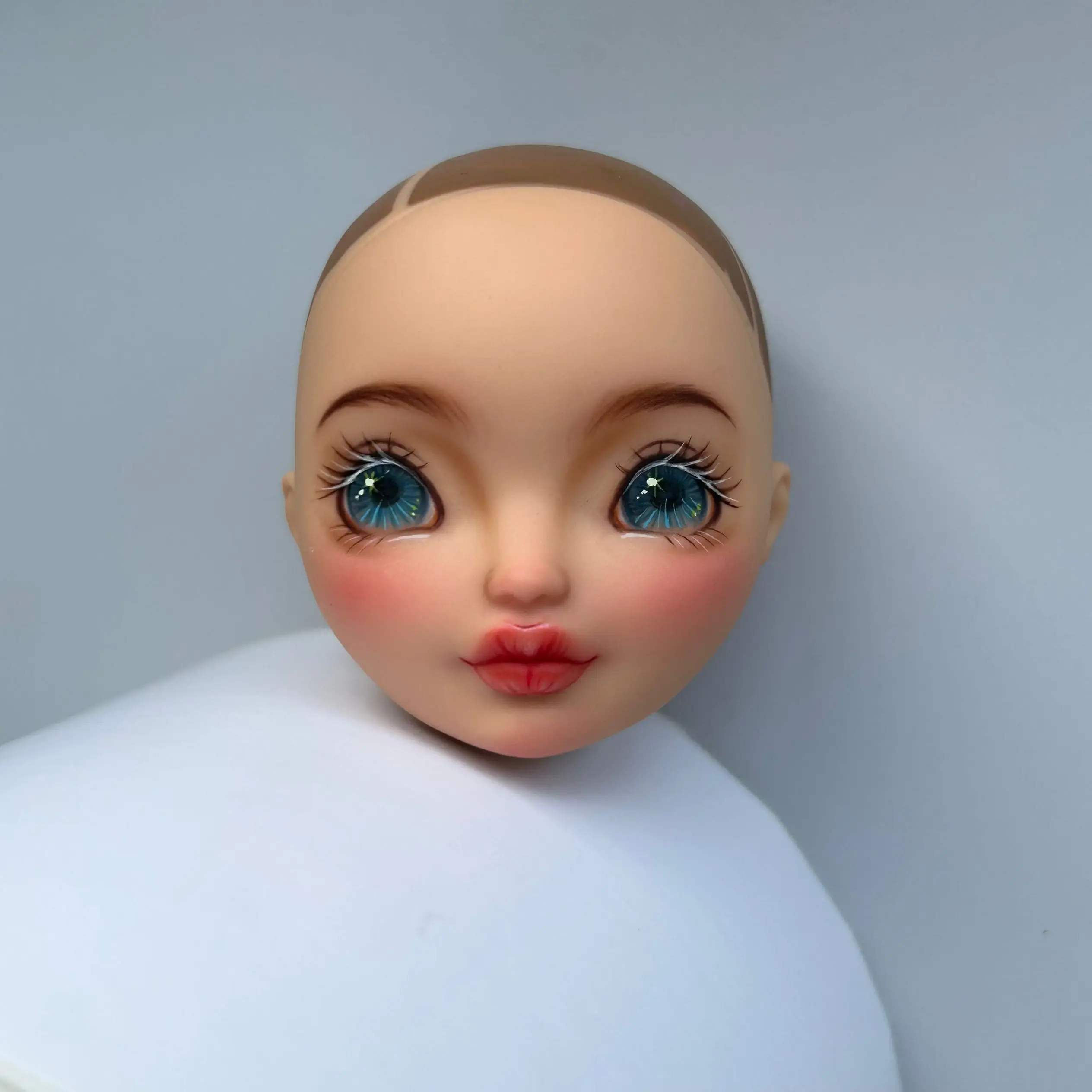 Venda limitada cabeça de boneca original mão desenho marca boneca cabeça ( maquiagem diy, não offical impresso maquiagem) - AliExpress