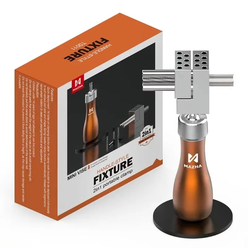 MAZHA T0011 2-in-1 Präzisions-Handspannzwinge, teilbares Bastelwerkzeug, tragbare Klemme für DIY-Modellbau, Malerei und Kunst