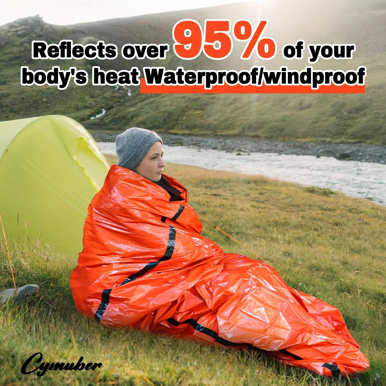  slider image of 1/2pcs Emergency Sleeping Bag