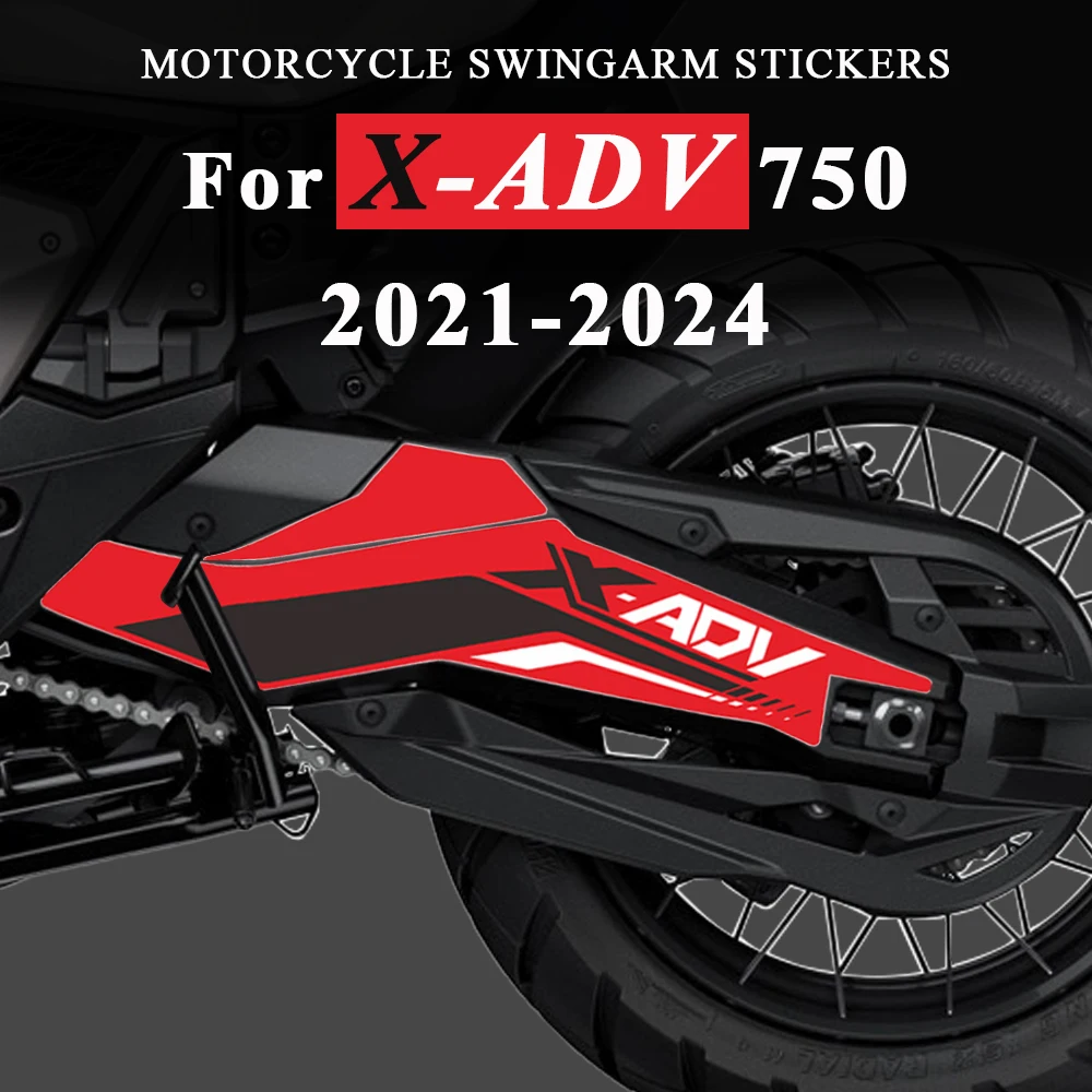 For Honda X-ADV 750 X ADV XADV750 2021 2022 2023 2024 PVC Motorcycle Swingarm Stickers Waterproof Protective Decals Accessories