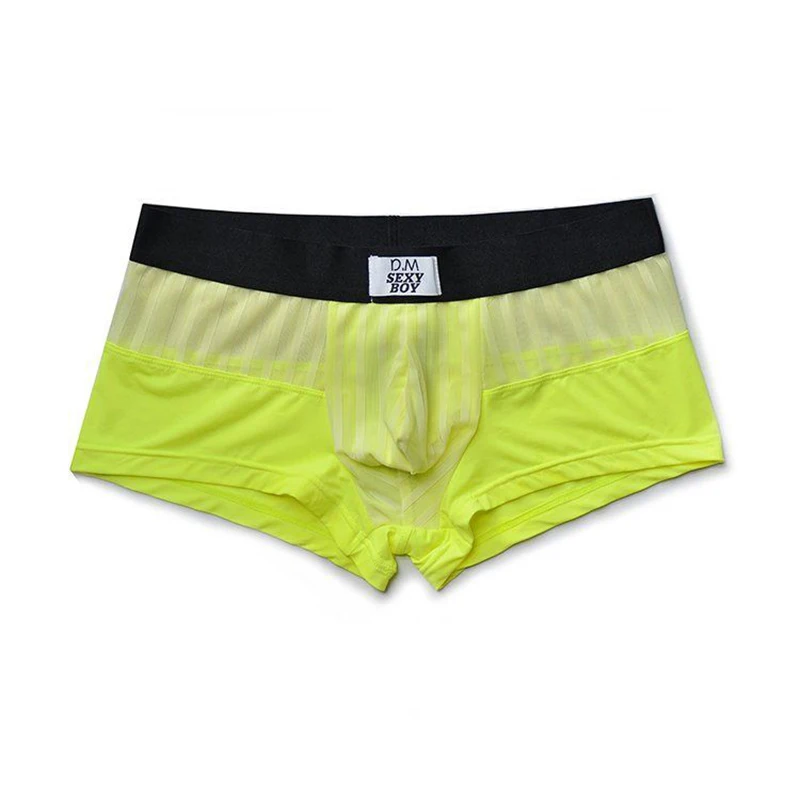 

Underpants Man Sexy Boxer Cueca Mesh Breathable Ropa Interior Sexi Para Hombre Quick Dry Men Underwear Gay Boxer Hombre Panties