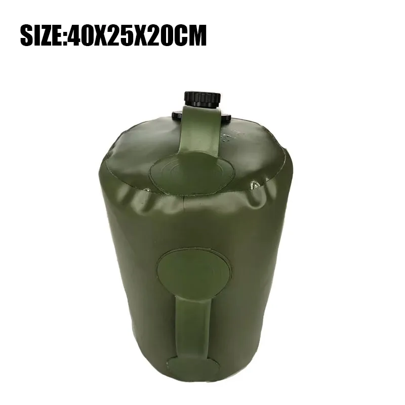 30L 1mm Thick Portable Car Motorcycle Soft Oil Bag Bladder Off-road Petrol Cans Spare Oil Storage Fuel Tank Gasoline Bucket Can